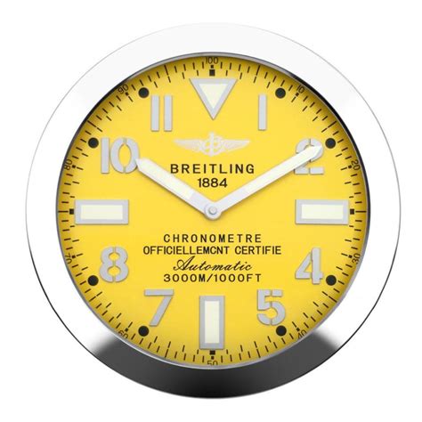 breitling wall clock uk.